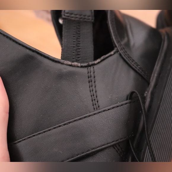 Zara | combat Style Ankle Boots Size 8 * small flaws - Picture 9 of 13